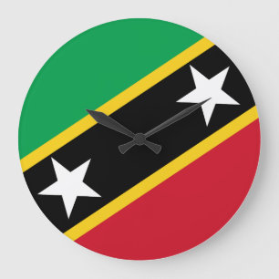 Vlag Saint Kitts en Nevis Grote Klok