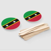 Vlag Saint Kitts en Nevis Handwaaier (Niet-gemonteerd)