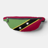 vlag Saint Kitts en Nevis Heuptasje (Liggend)