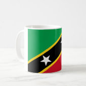 Vlag Saint Kitts en Nevis Koffiemok (Voorkant links)