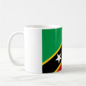 Vlag Saint Kitts en Nevis Koffiemok (Links)