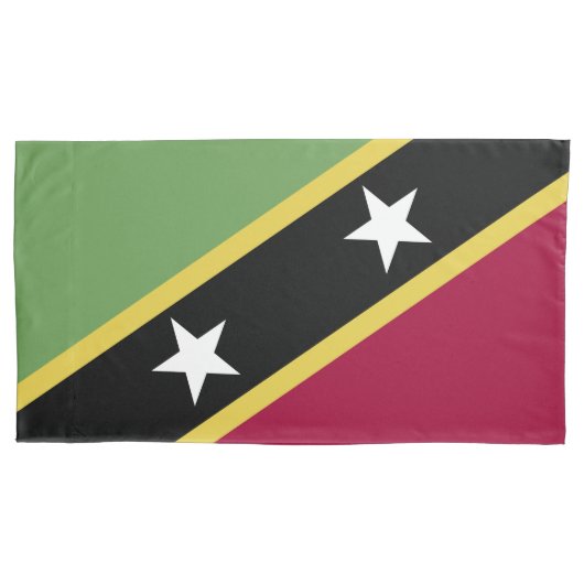 vlag Saint Kitts en Nevis Kussensloop (Voorkant)