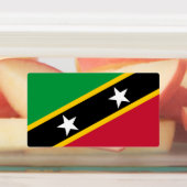 Vlag Saint Kitts en Nevis Labels (Aangebracht)