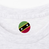 vlag Saint Kitts en Nevis Labels (Aangebracht)