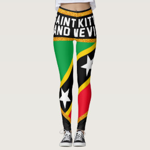 Vlag Saint Kitts en Nevis Leggings