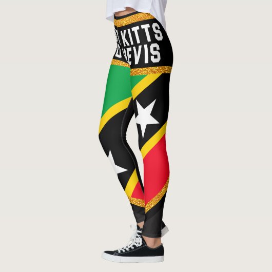 Vlag Saint Kitts en Nevis Leggings (Links)