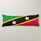 Vlag Saint Kitts en Nevis Lichaamskussen (Voorkant)
