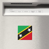 Vlag Saint Kitts en Nevis Magneet (Insitu (Vaatwasser))