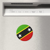 Vlag Saint Kitts en Nevis Magneet (Insitu (Vaatwasser))