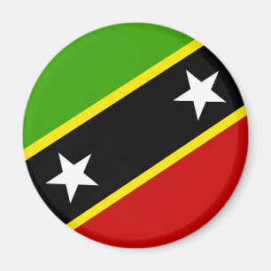 Vlag Saint Kitts en Nevis Magneet