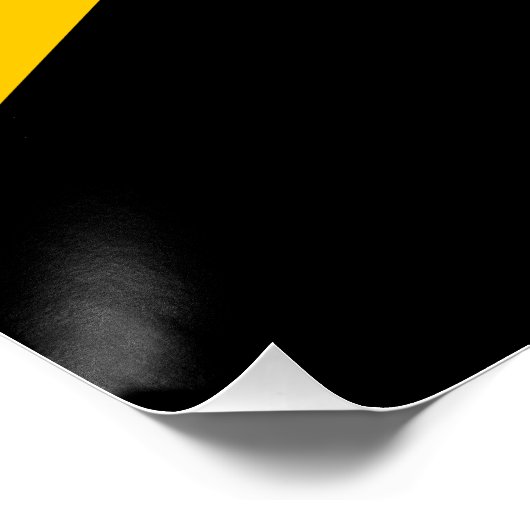 Vlag Saint Kitts en Nevis Perfect Poster (Hoek)