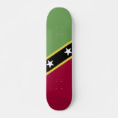 vlag Saint Kitts en Nevis Persoonlijk Skateboard (Voorkant)