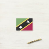 vlag Saint Kitts en Nevis Post-it® Notes (Op bureau)