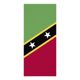 vlag Saint Kitts en Nevis Reclamekaart
