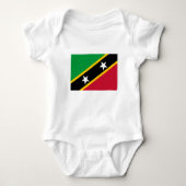 Vlag Saint Kitts en Nevis Romper (Voorkant)