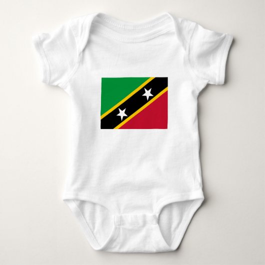 Vlag Saint Kitts en Nevis Romper (Voorkant)