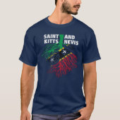 Vlag Saint Kitts en Nevis Roots T-shirt (Voorkant)