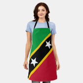 Vlag Saint Kitts en Nevis Schort (Gedragen)