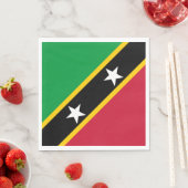 Vlag Saint Kitts en Nevis Servet (Insitu)
