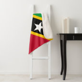 Vlag Saint Kitts en Nevis Sherpa Deken (In situ)