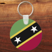 vlag Saint Kitts en Nevis Sleutelhanger (Achterkant)