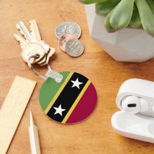 vlag Saint Kitts en Nevis Sleutelhanger