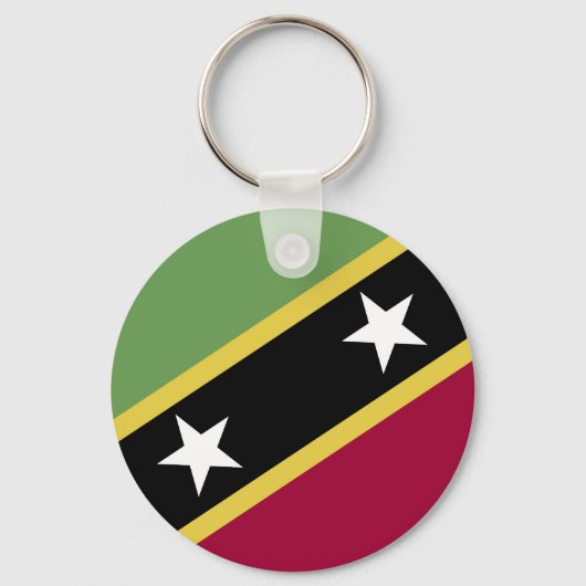 vlag Saint Kitts en Nevis Sleutelhanger (Achterkant)