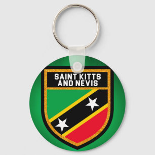 Vlag Saint Kitts en Nevis Sleutelhanger