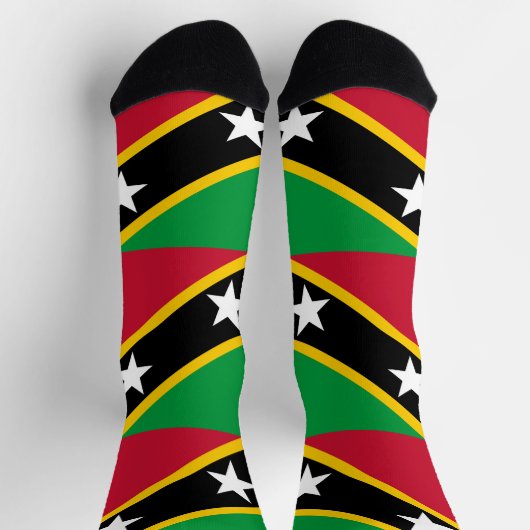 Vlag Saint Kitts en Nevis Sokken (Top)