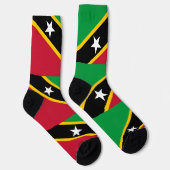 Vlag Saint Kitts en Nevis Sokken (Rechts)
