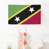 vlag Saint Kitts en Nevis Spandoek (Insitu)