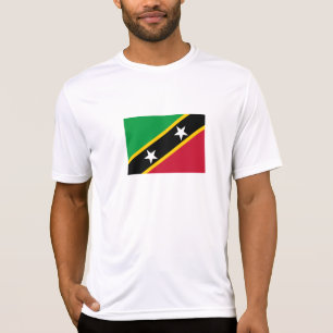 Vlag Saint Kitts en Nevis T-shirt