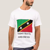 Vlag Saint Kitts en Nevis T-shirt (Voorkant)