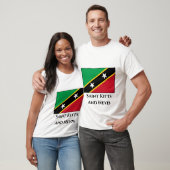 Vlag Saint Kitts en Nevis T-shirt (Unisex)