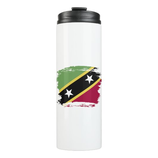 vlag Saint Kitts en Nevis Thermosbeker (Voorkant)