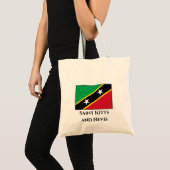 Vlag Saint Kitts en Nevis Tote Bag (Voorkant (product))