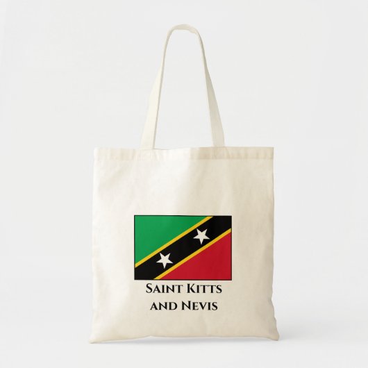 Vlag Saint Kitts en Nevis Tote Bag (Voorkant)