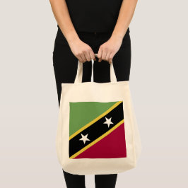 vlag Saint Kitts en Nevis Tote Bag