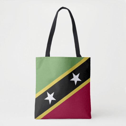 vlag Saint Kitts en Nevis Tote Bag (Voorkant)