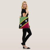 vlag Saint Kitts en Nevis Tote Bag (Op model)