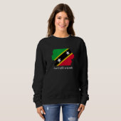 Vlag Saint Kitts en Nevis Trui (Voorkant volledig)