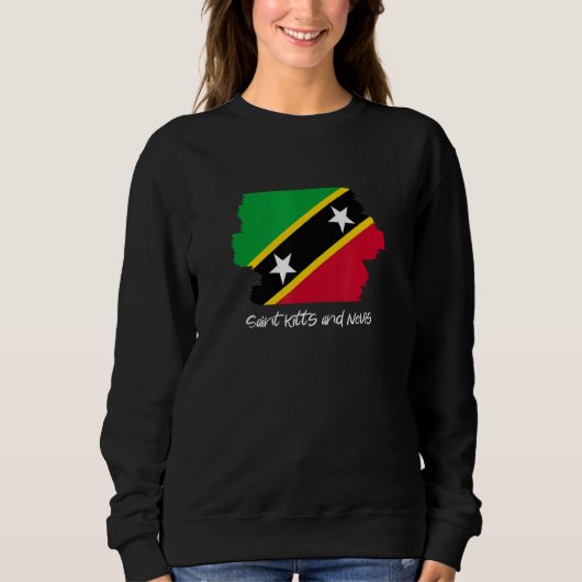 Vlag Saint Kitts en Nevis Trui (Voorkant)