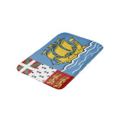 Vlag Saint-Pierre en Miquelon Badmat (Gekanteld)