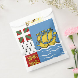 Vlag Saint-Pierre en Miquelon Bedankzakje