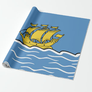 Vlag Saint-Pierre en Miquelon Cadeaupapier