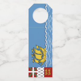 Vlag Saint-Pierre en Miquelon Flessenhanger