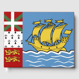 Vlag Saint-Pierre en Miquelon Gastenboek