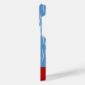 Vlag Saint-Pierre en Miquelon iPhone Hoesje (Linkerkant)