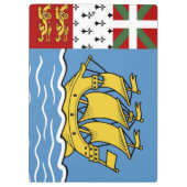 Vlag Saint-Pierre en Miquelon Klembord (Achterkant)