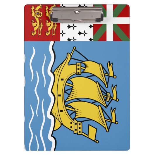Vlag Saint-Pierre en Miquelon Klembord (Voorkant)